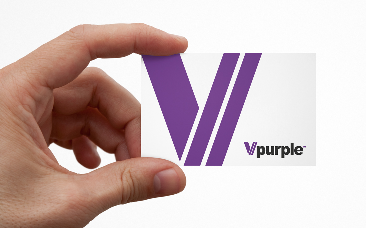 VPurple Logo Design