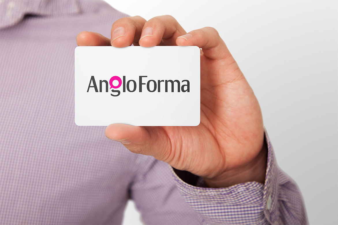 AngloForma Logo Redesign Business Card