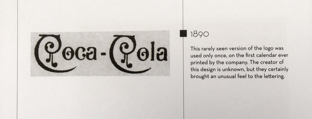 Coca Cola 1890 Logo