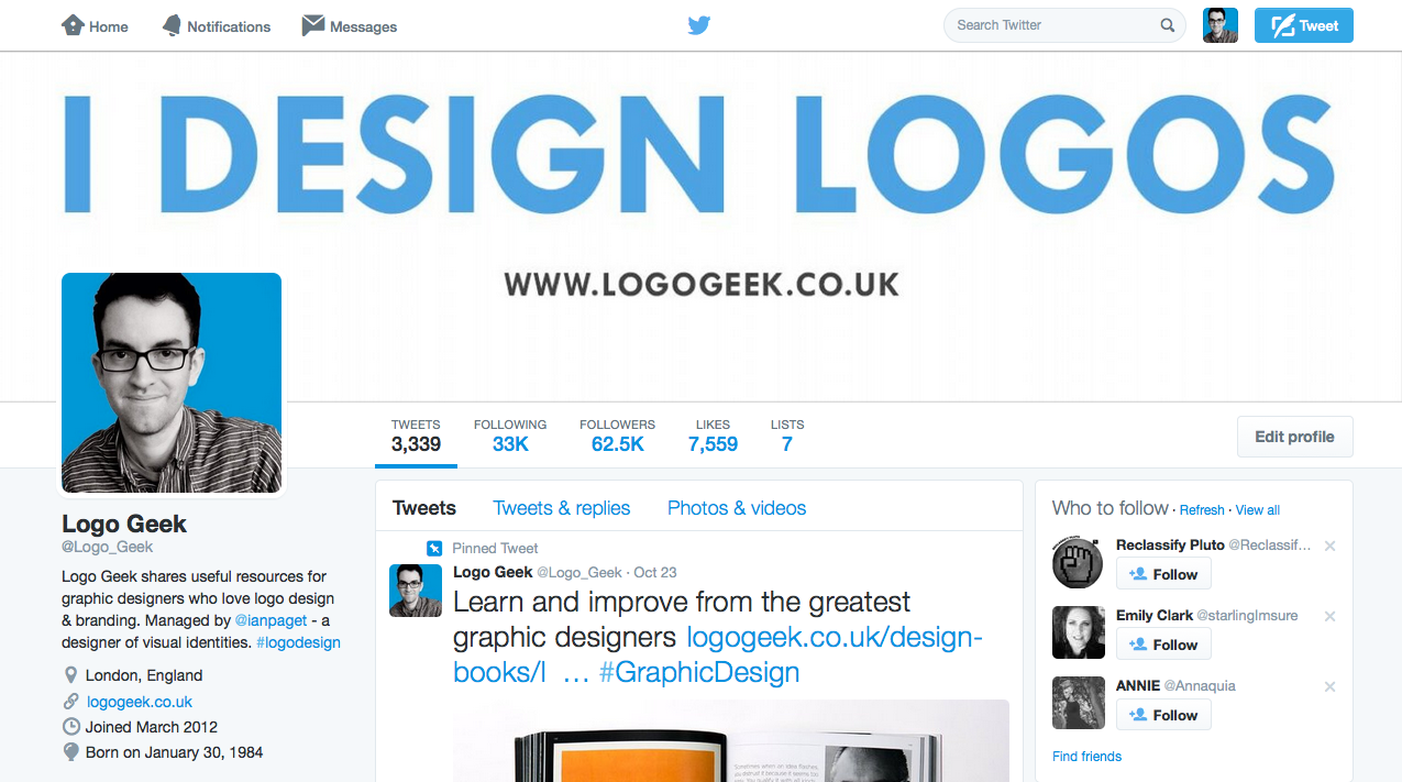 Logo Geek Twitter Page